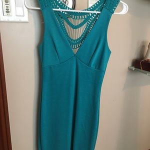Teal dress